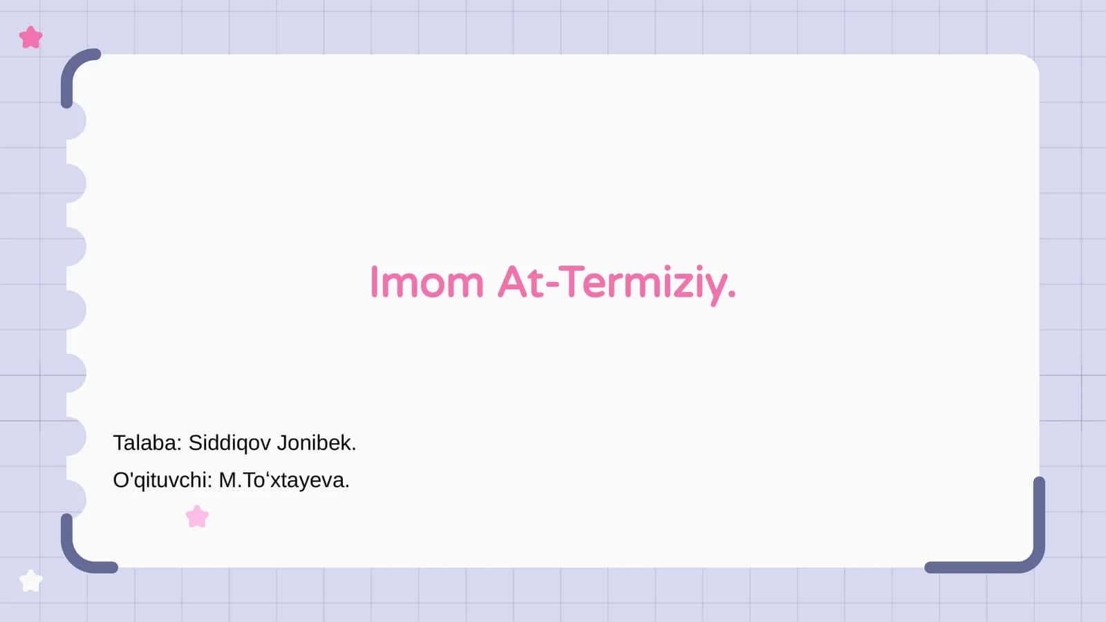 Imom At-Termiziy