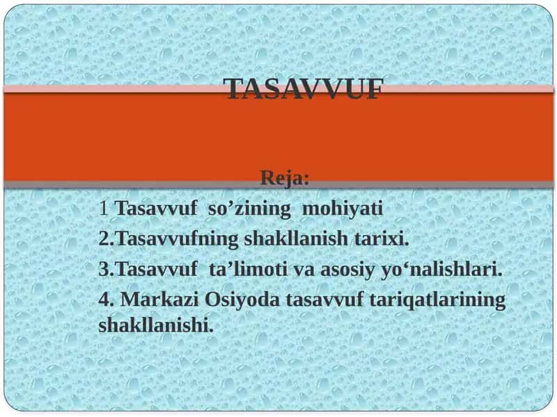 Tasavvuf