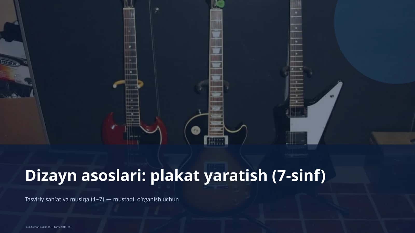 Dizayn asoslari: plakat yaratish (7-sinf)