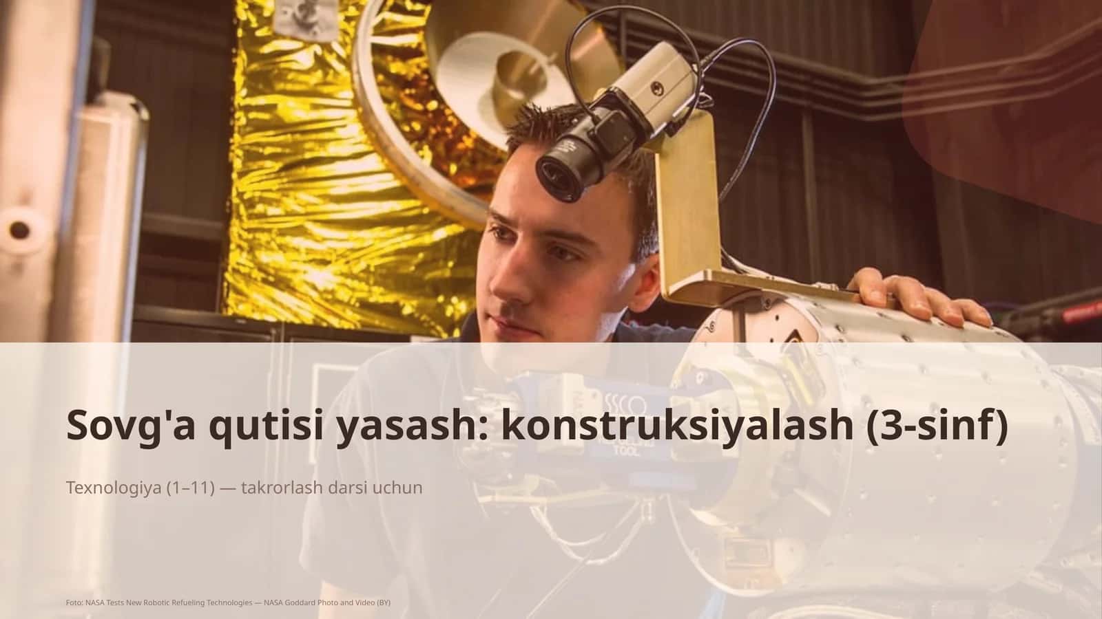 Sovg'a qutisi yasash: konstruksiyalash (3-sinf)