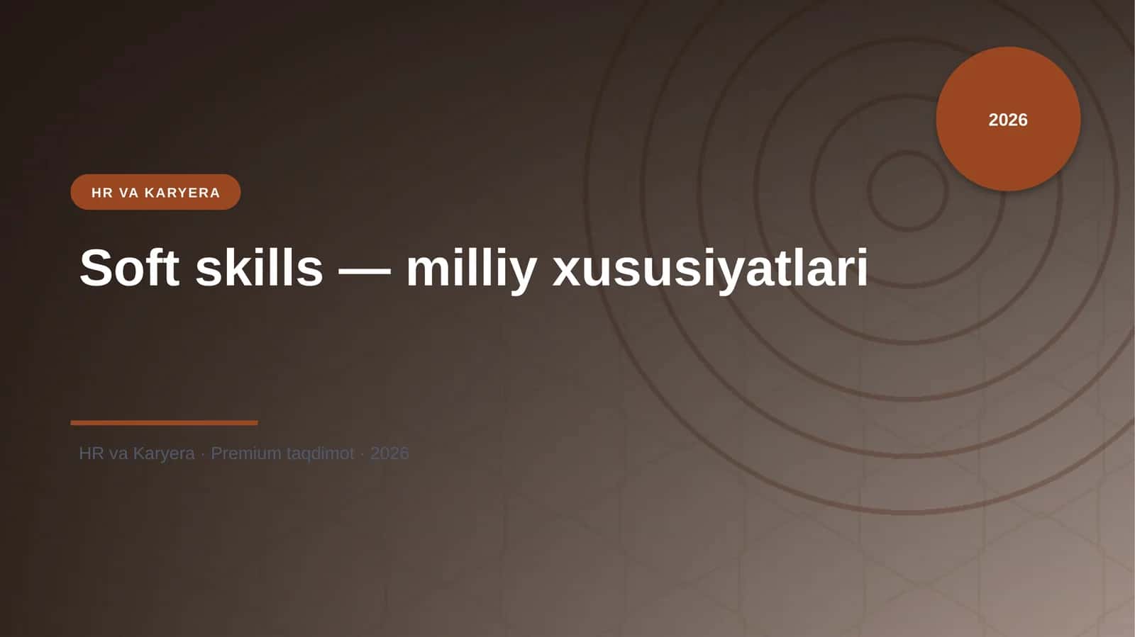 Soft skills — milliy xususiyatlari