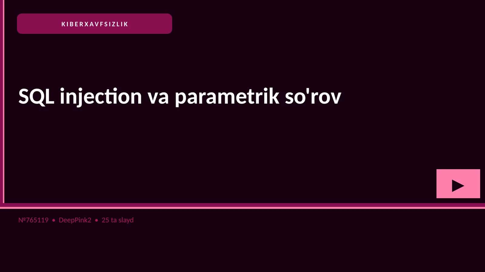 KIBERXAVFSIZLIK