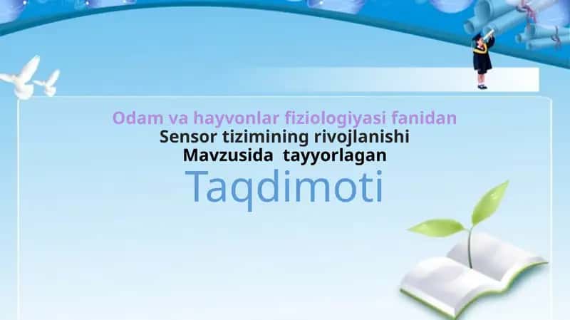 Sensor tizimining rivojlanishi