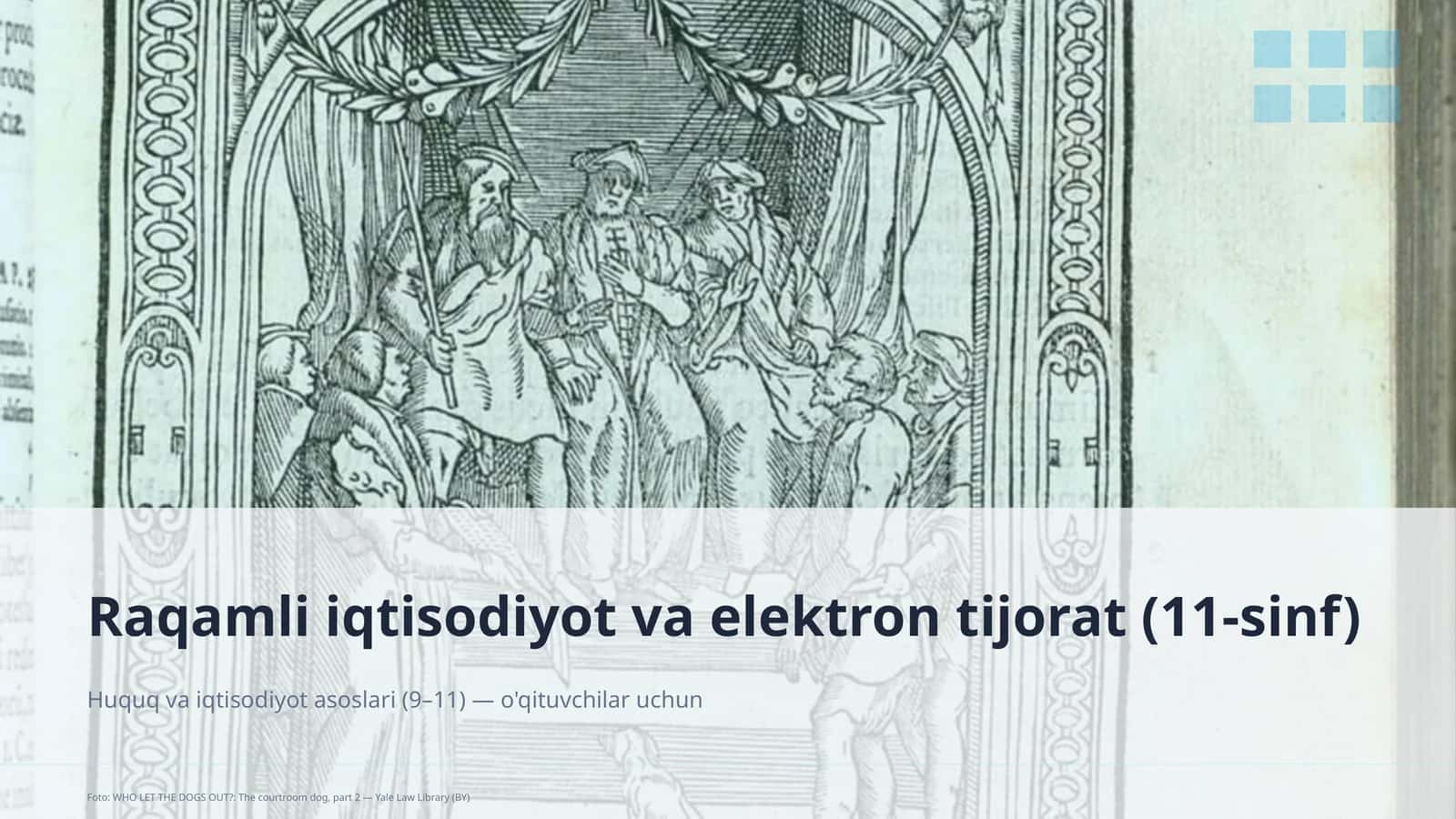 Raqamli iqtisodiyot va elektron tijorat (11-sinf)