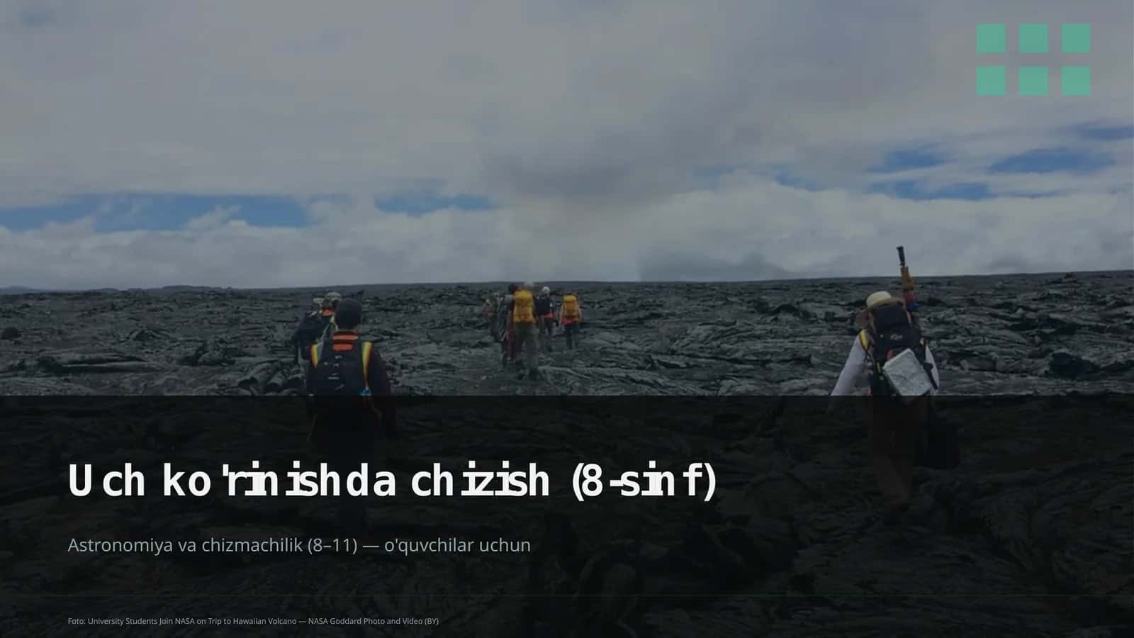Uch ko'rinishda chizish (8-sinf)