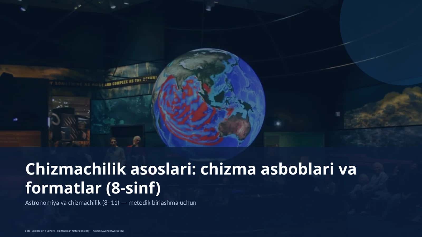 Chizmachilik asoslari: chizma asboblari va formatlar (8-sinf)