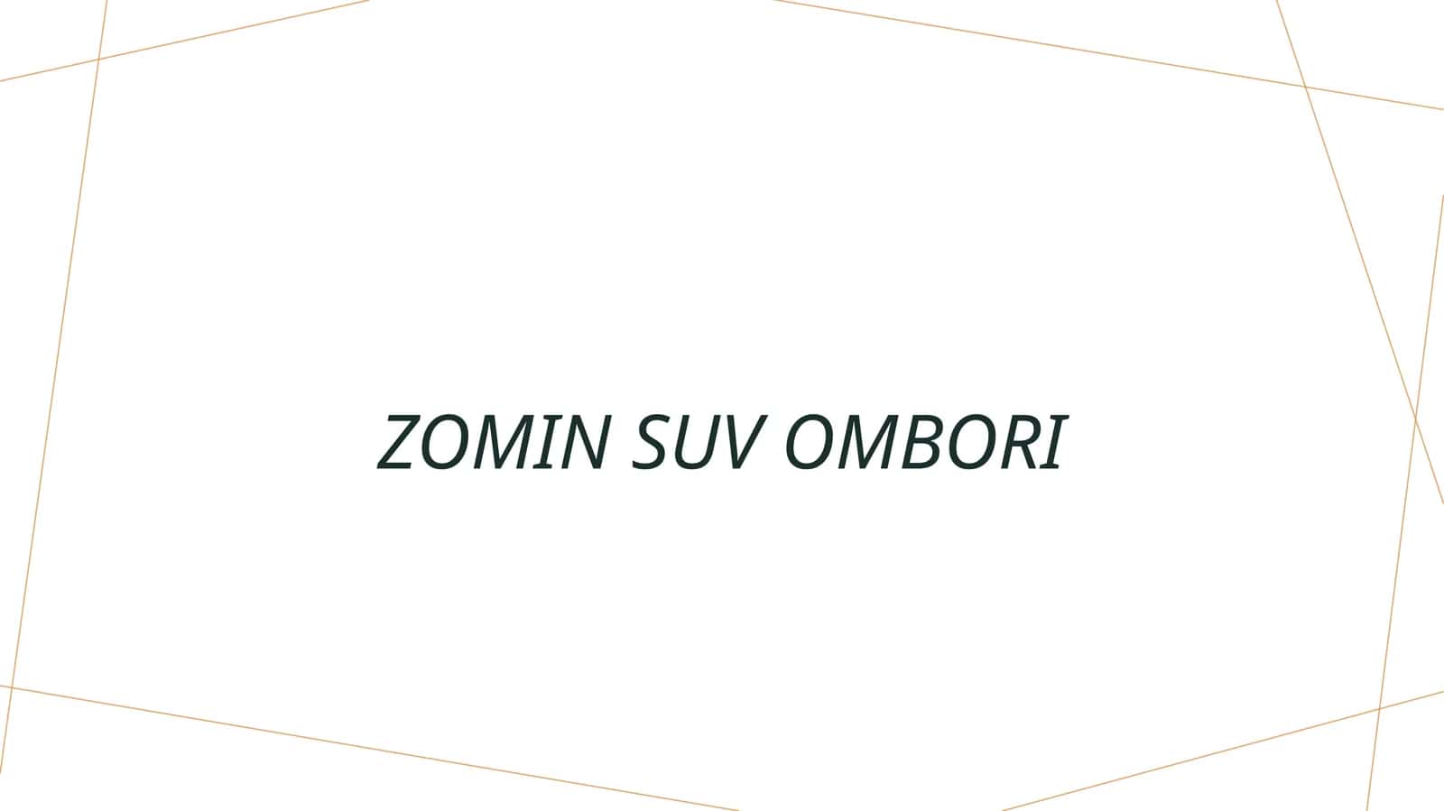 Zomin suv ombori