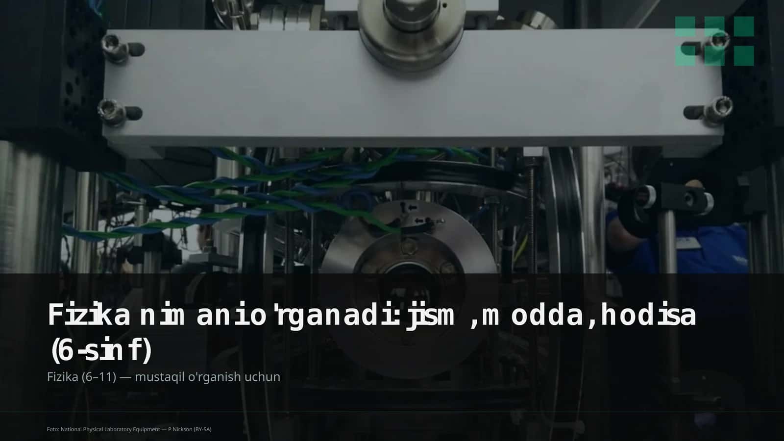 Fizika nimani o'rganadi: jism, modda, hodisa (6-sinf)