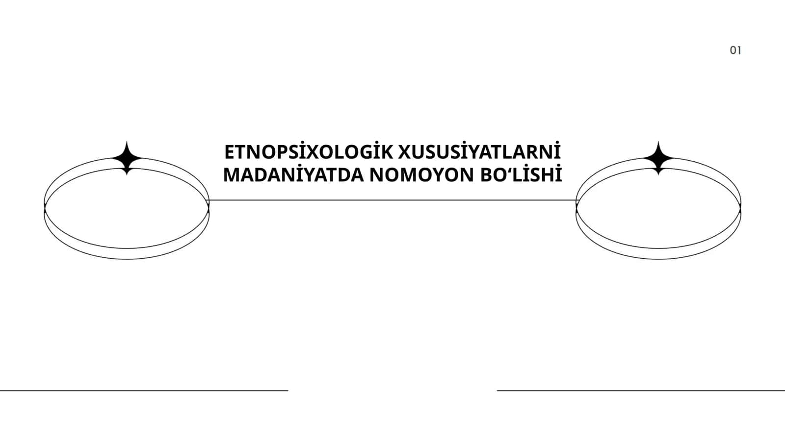 ETNOPSİXOLOGİK XUSUSİYATLARNİ MADANİYATDA NOMOYON BOʻLİSHİ
