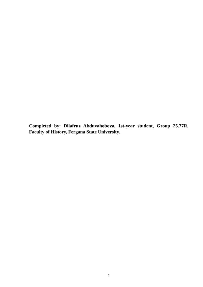 The History of Uzbekistan