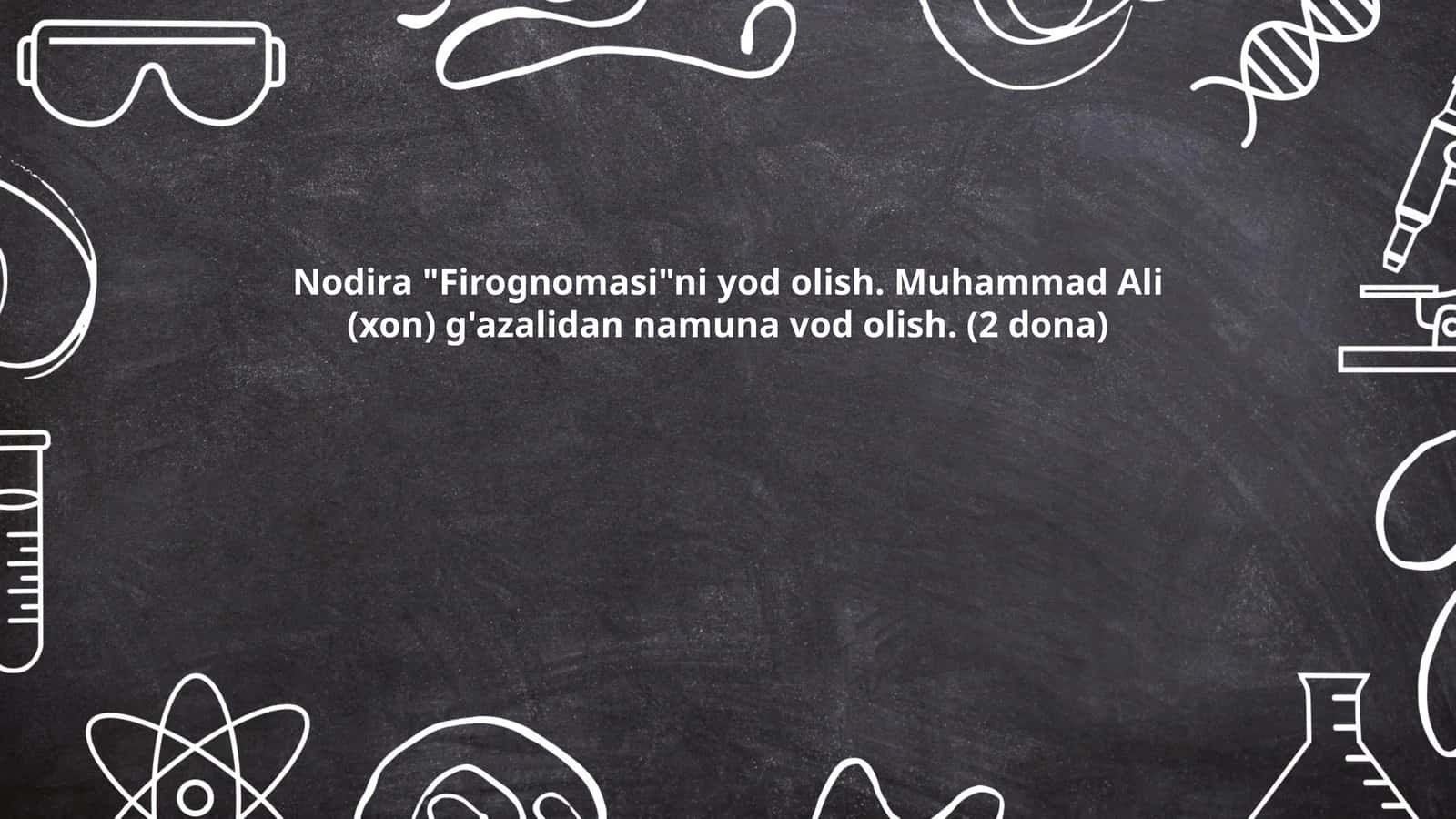 Nodira "Firognomasi"