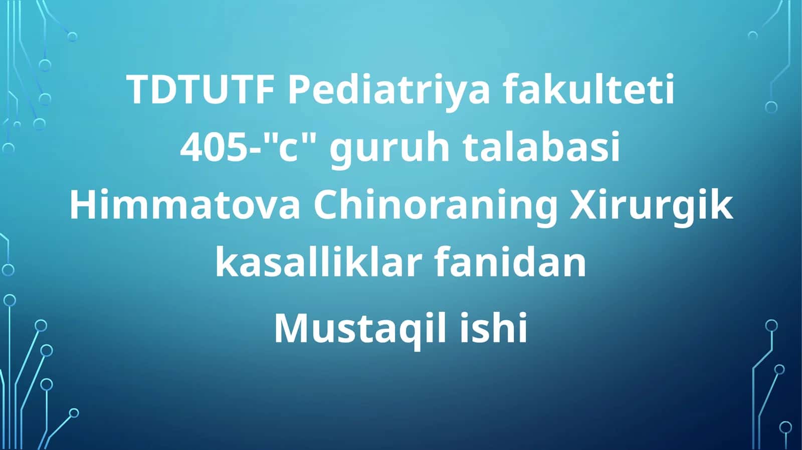 taqdimot