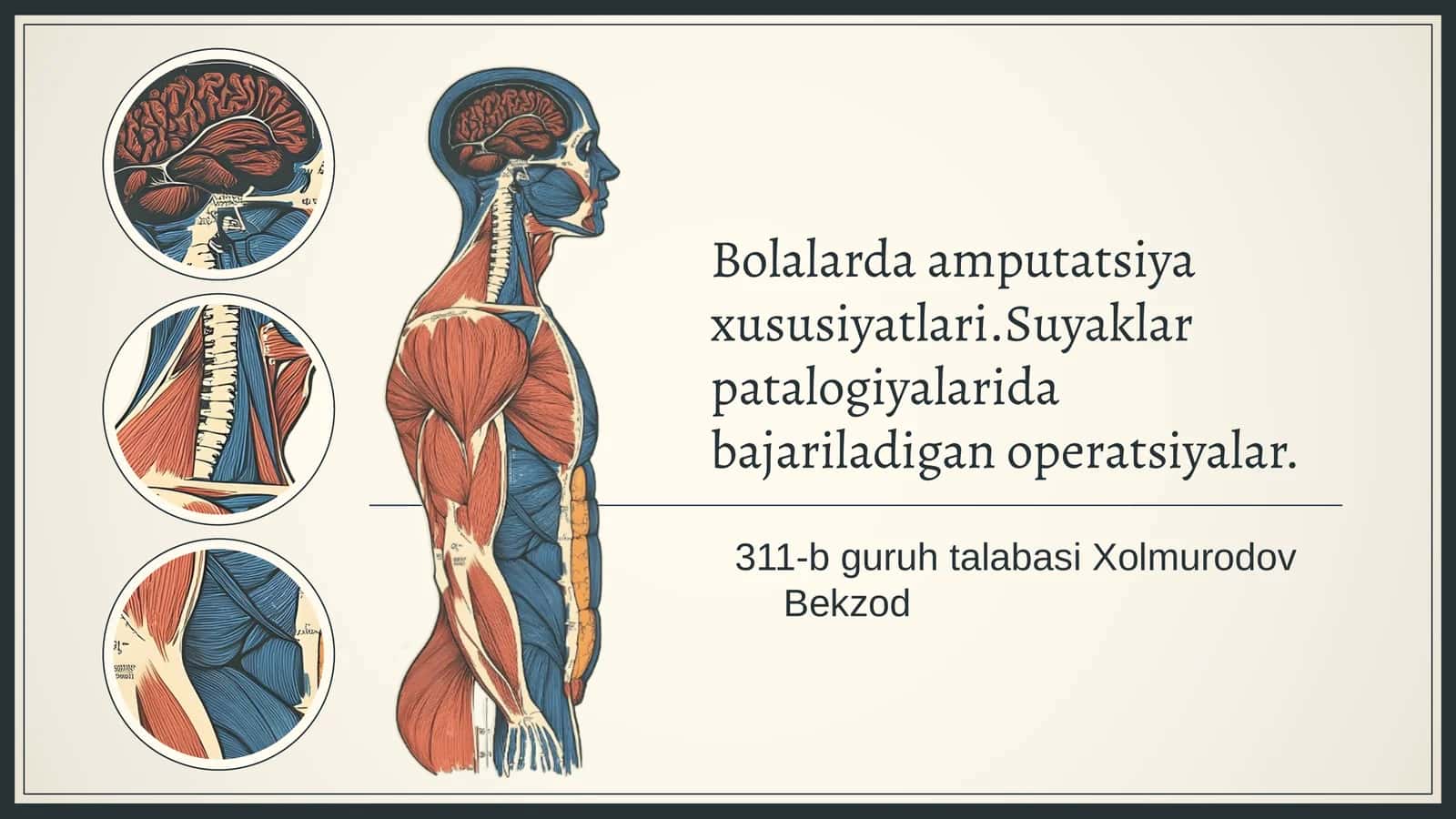 Bolalarda amputatsiya xususiyatlari