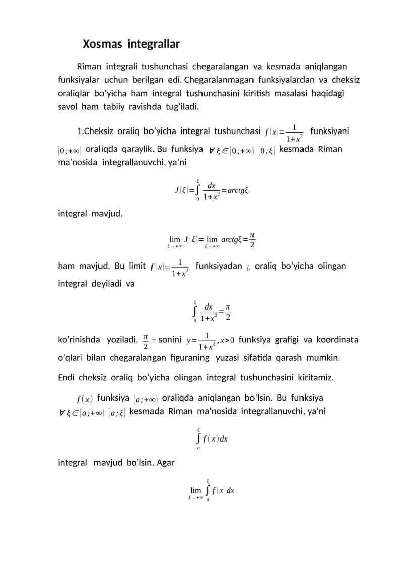 Integral