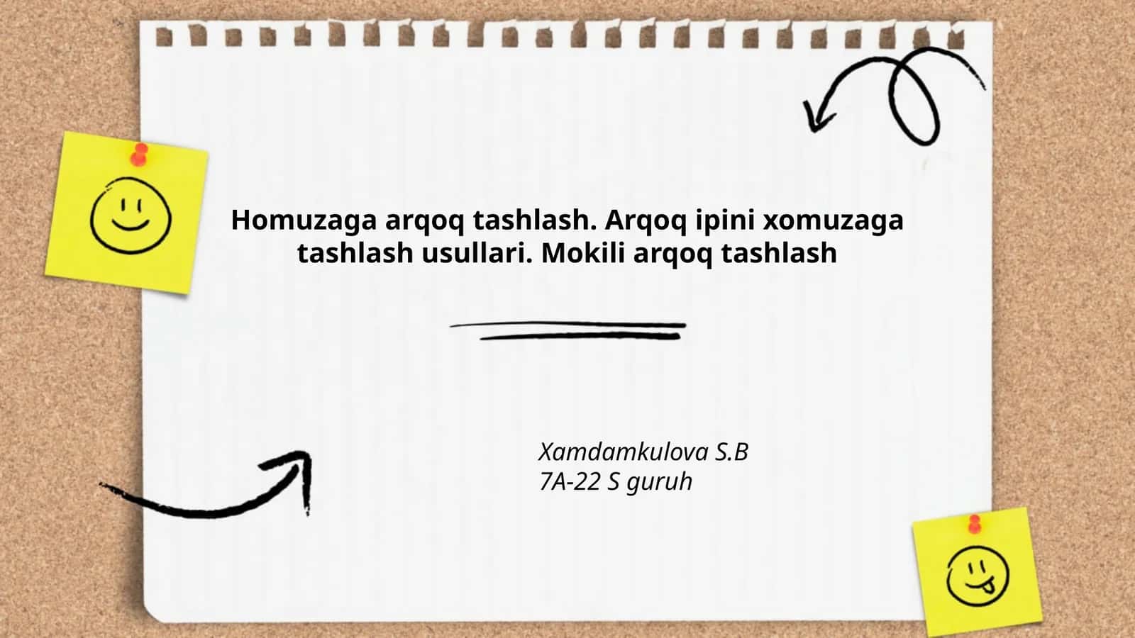 Homuzaga arqoq tashlashning an'anaviy usullari