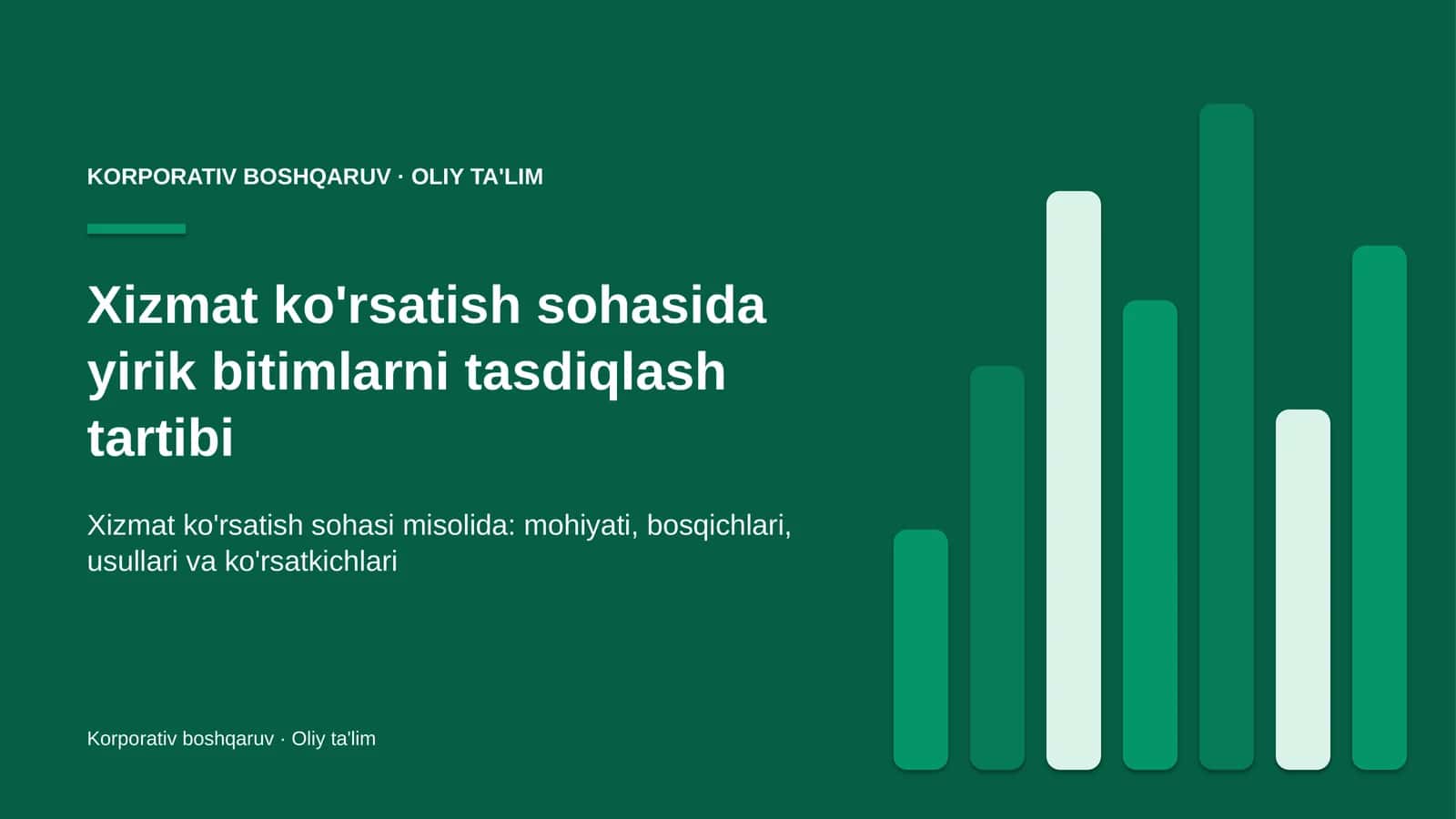 xizmat ko'rsatish sohasida yirik bitimlarni tasdiqlash tartibi 9592