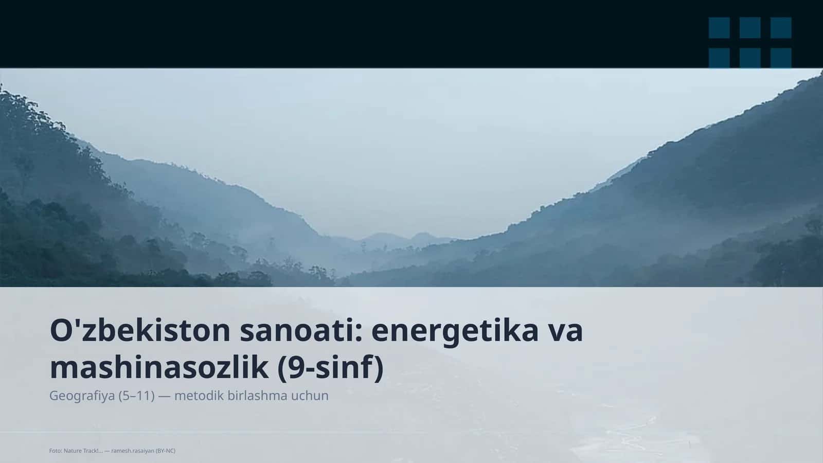 Geografiya (5–11) — metodik birlashma uchun