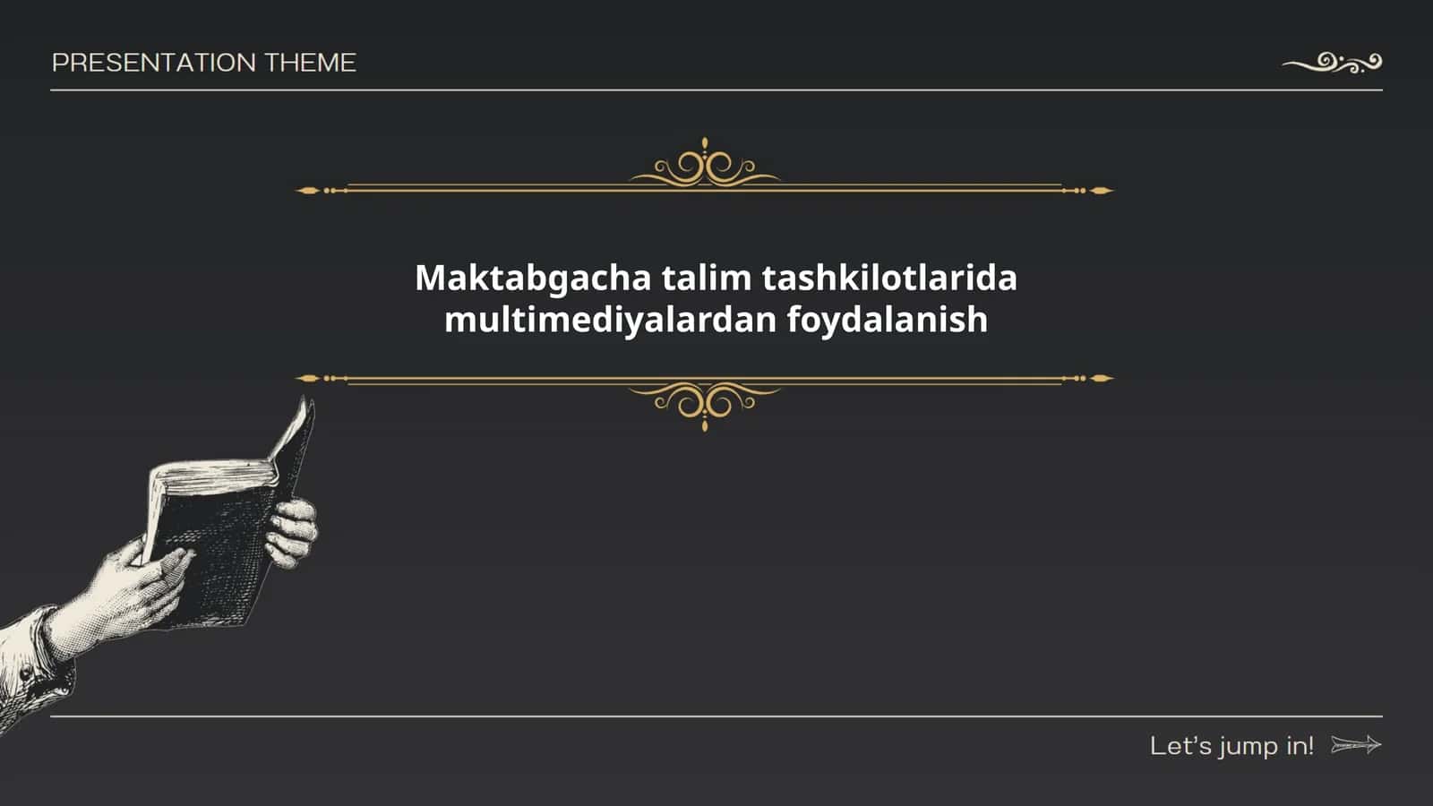 Maktabgacha talim tashkilotlarida multimediyalardan foydalanish