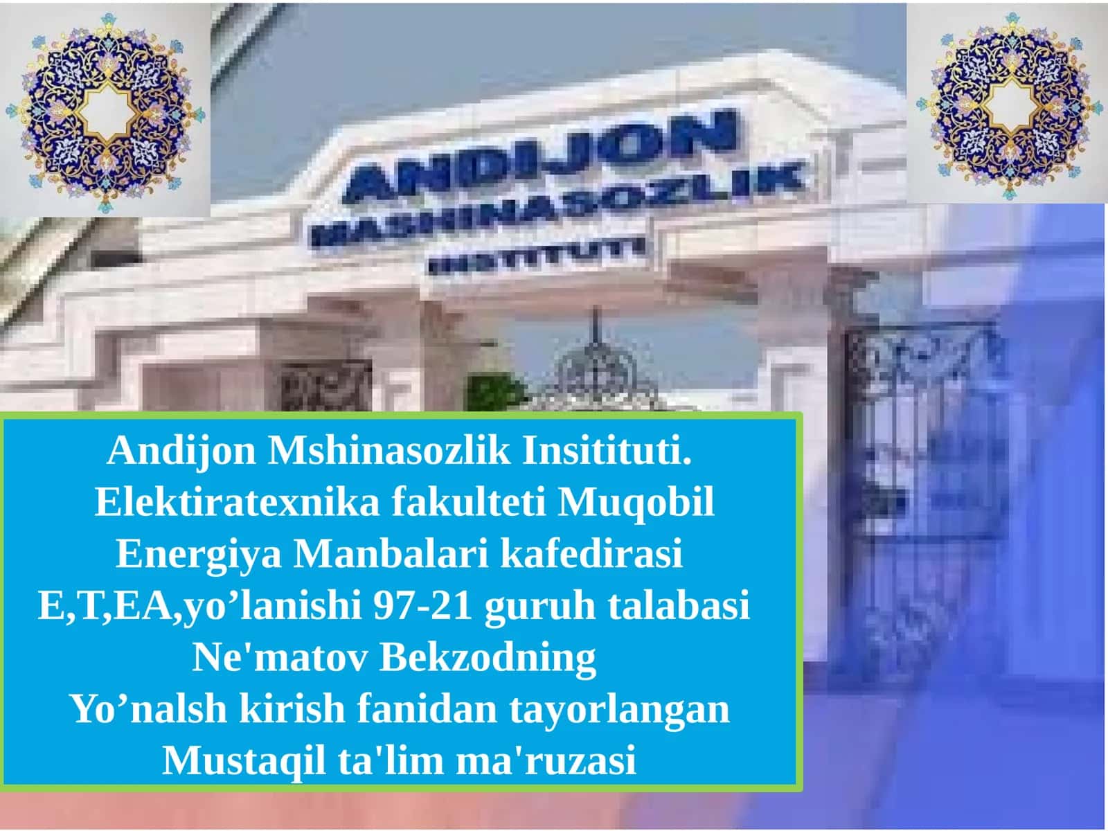 Energetik manbalar