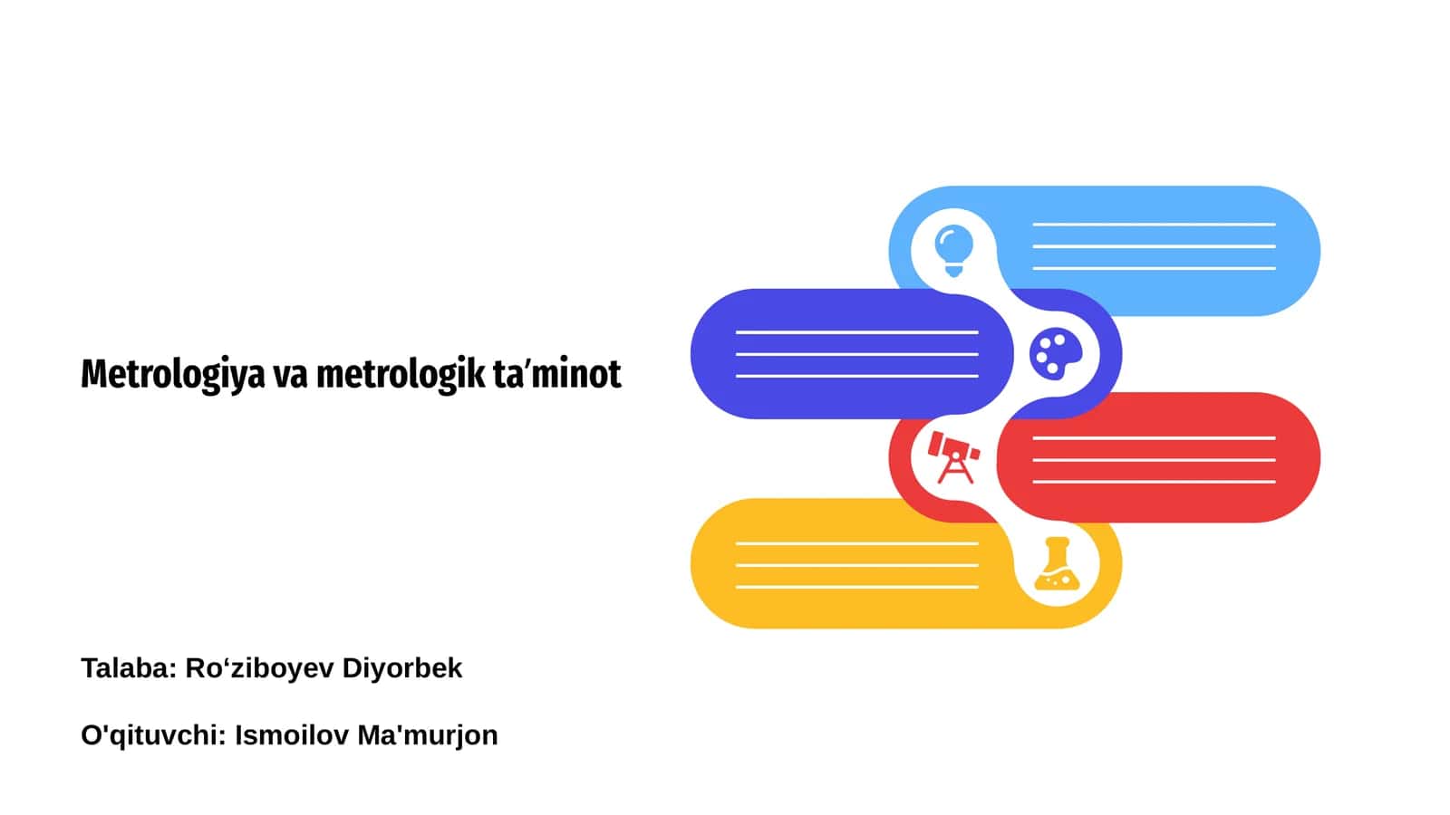 Metrologiya va metrologik taʼminot