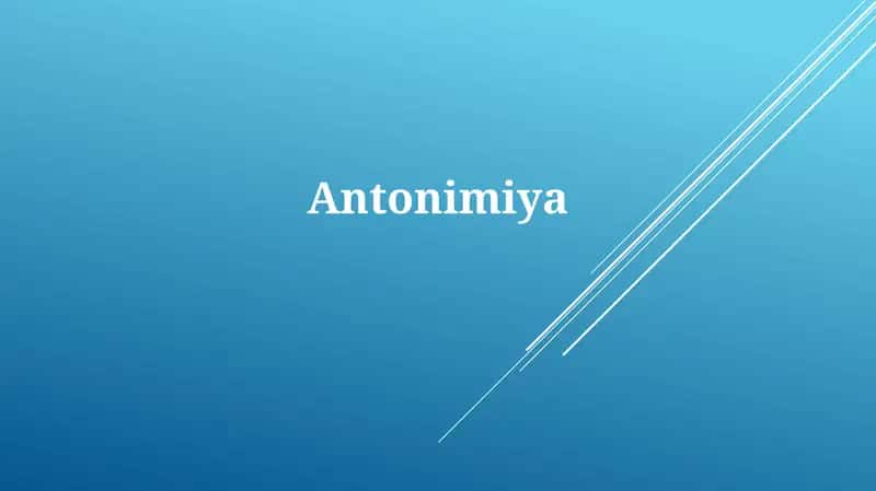 Antonimiya