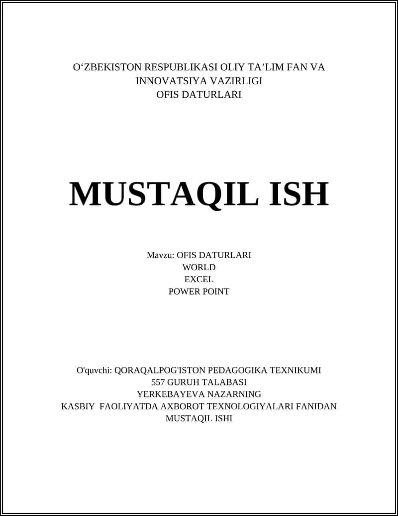 OFIS DATURLARI