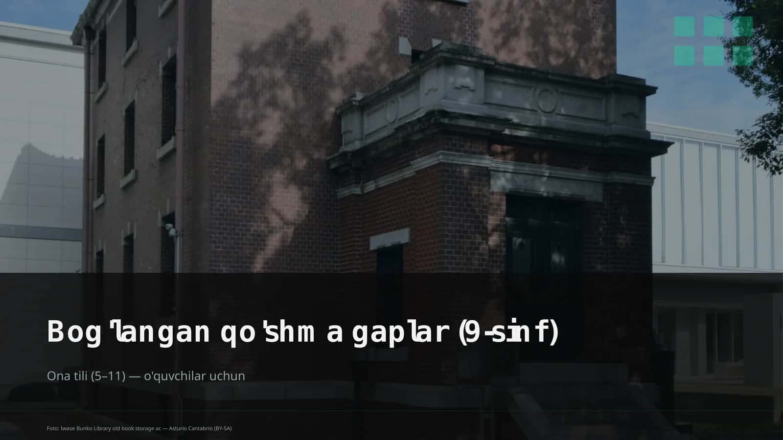Bog'langan qo'shma gaplar (9-sinf)