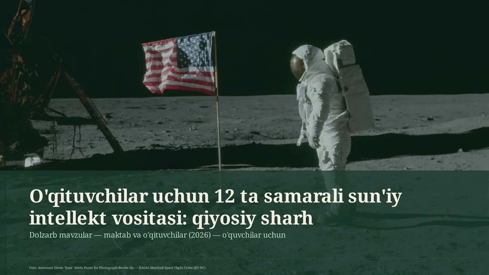 O'qituvchilar uchun 12 ta samarali sun'iy intellekt vositasi: qiyosiy sharh