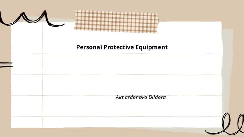 Personal Protective Equipment - Head Protection