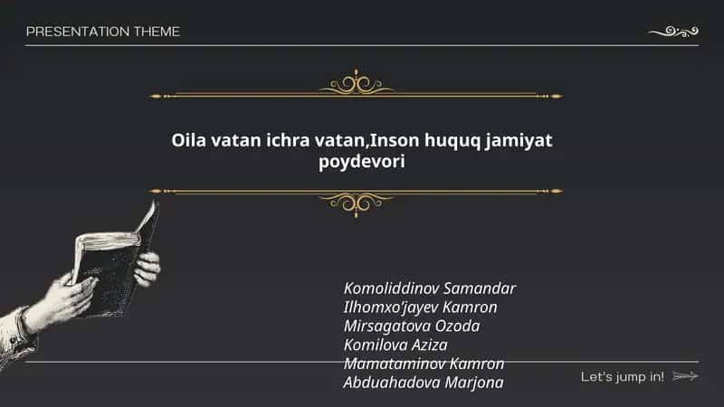 Oilada vatanparvarlik tarbiyalash