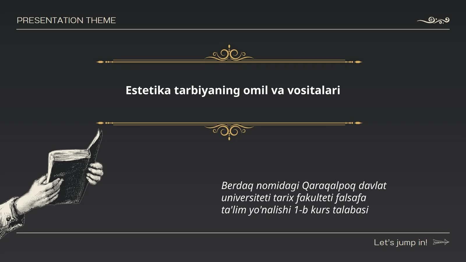 Estetika tarbiyaning omil va vositalari