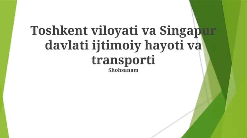 Toshkentning jamoat transporti yetarlicha rivojlanmagan, bu esa yo'l vaqti uzayishi va shaxsiy transport vositalariga bog'liqlikni oshirib, ijtimoiy aloqalarga ta'sir qilmoqda 1