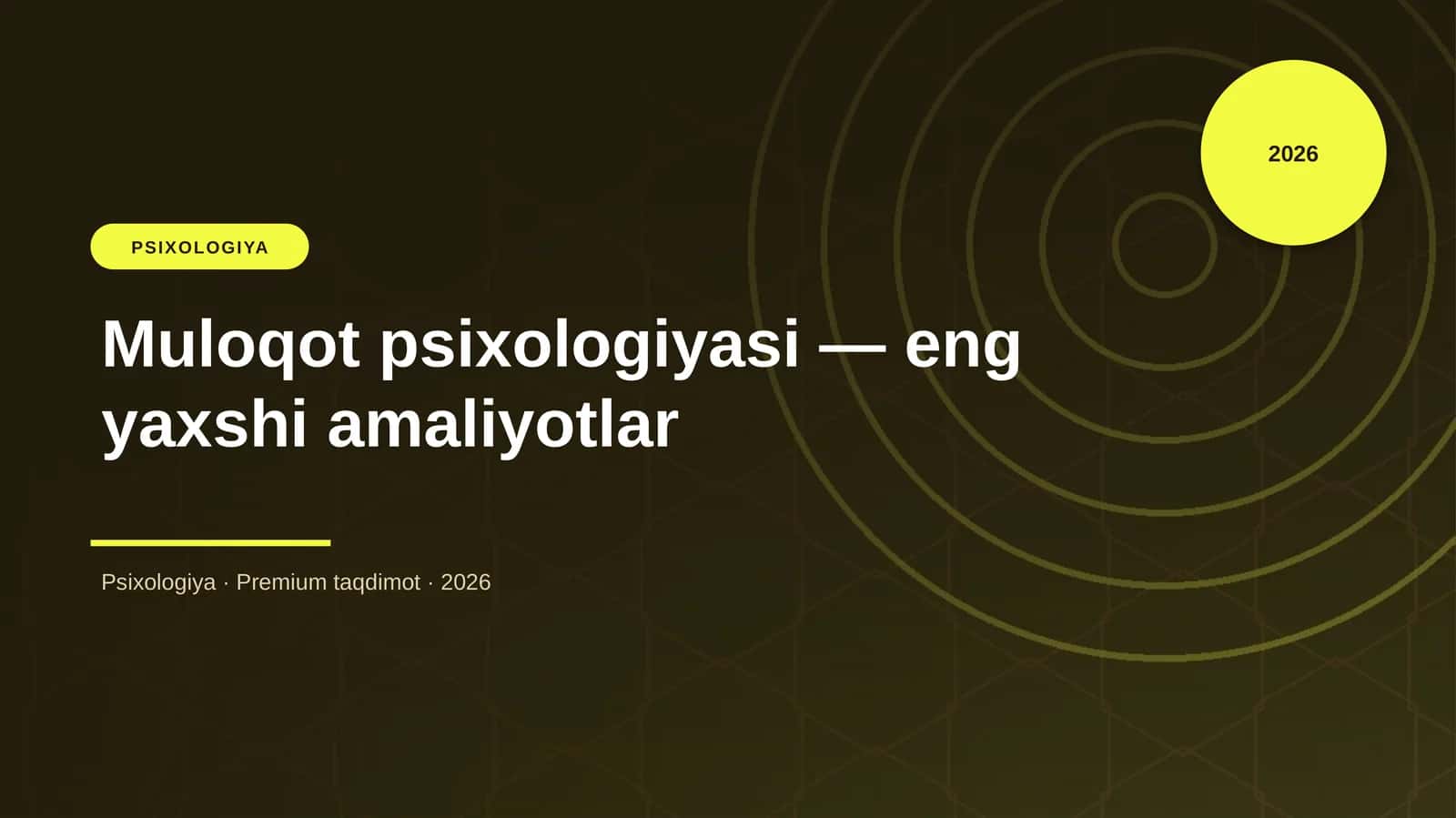 Muloqot psixologiyasi — eng yaxshi amaliyotlar