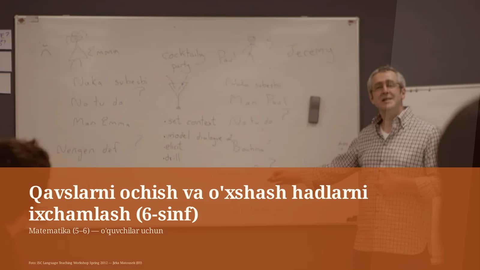 Qavslarni ochish va o'xshash hadlarni ixchamlash (6-sinf)