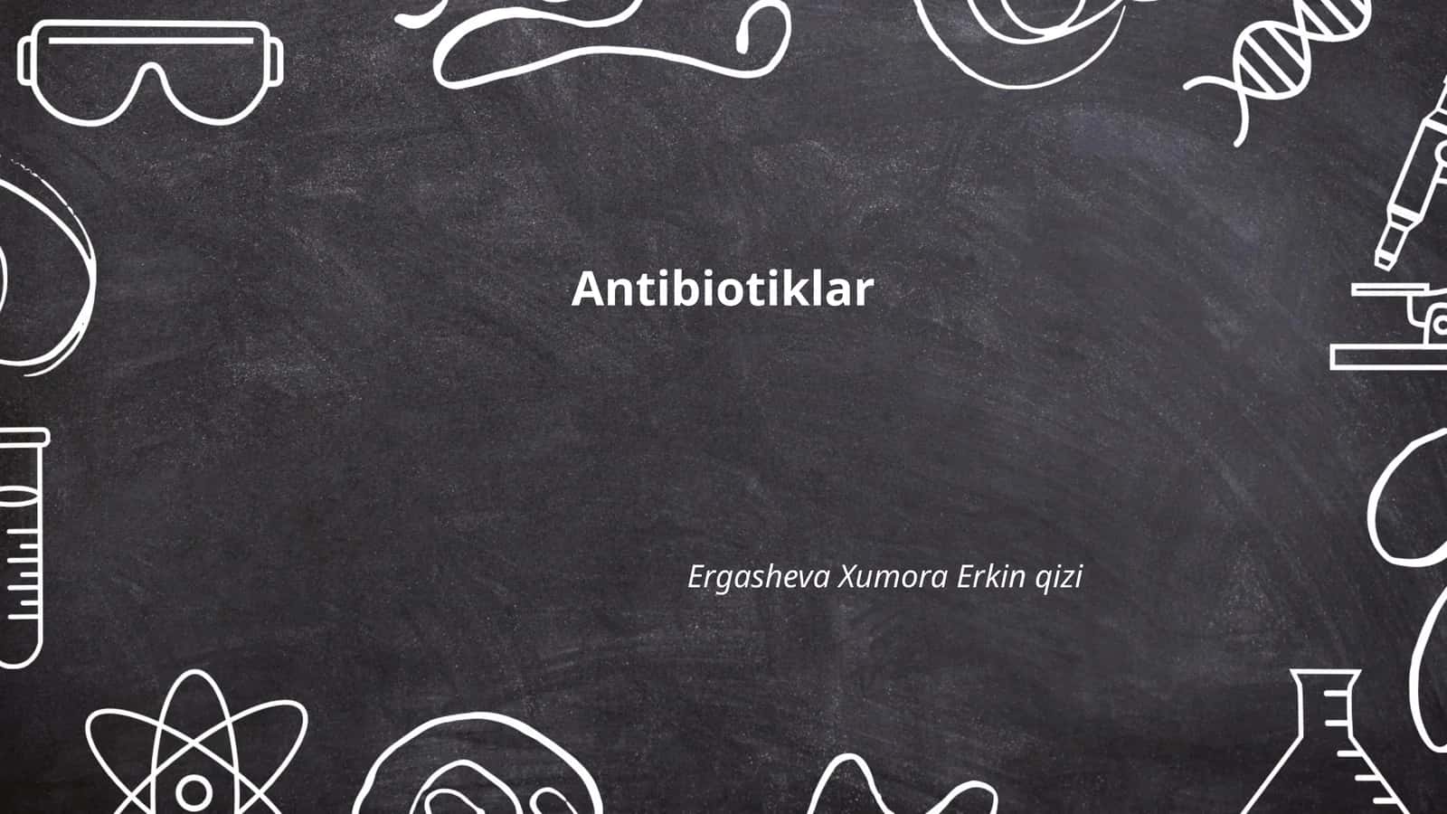 Antibiotiklar