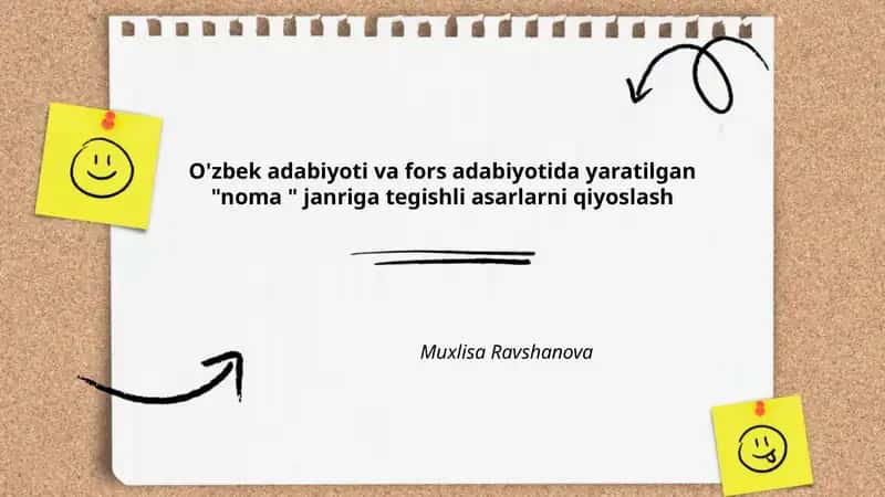 Noma janrining kelib chiqishi va rivojlanishi