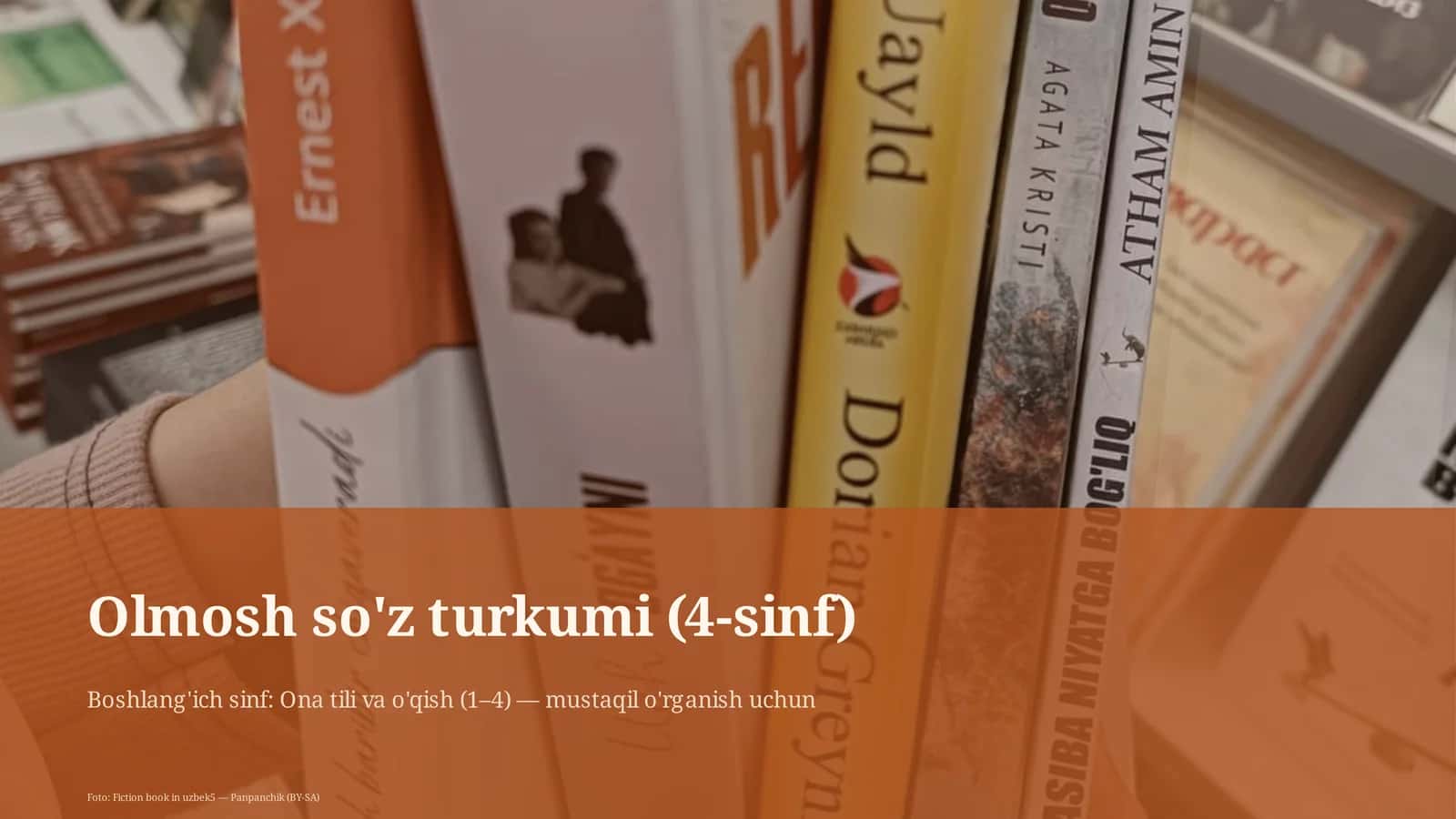 Olmosh so'z turkumi (4-sinf)