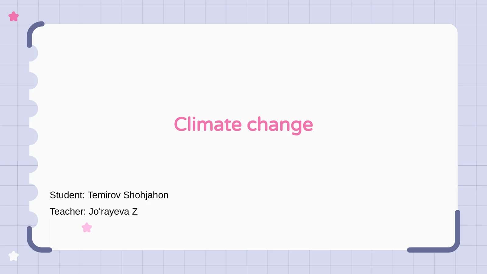 Climate Change