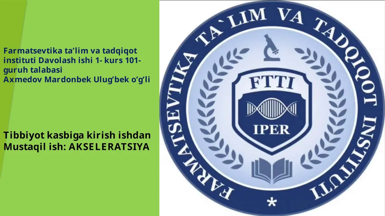AKSELERATSIYA