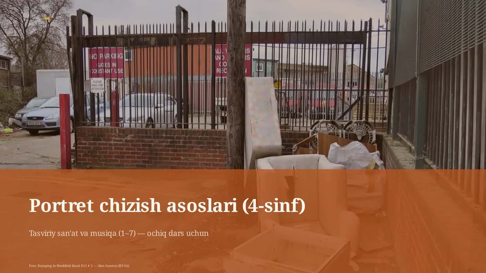 Portret chizish asoslari (4-sinf)