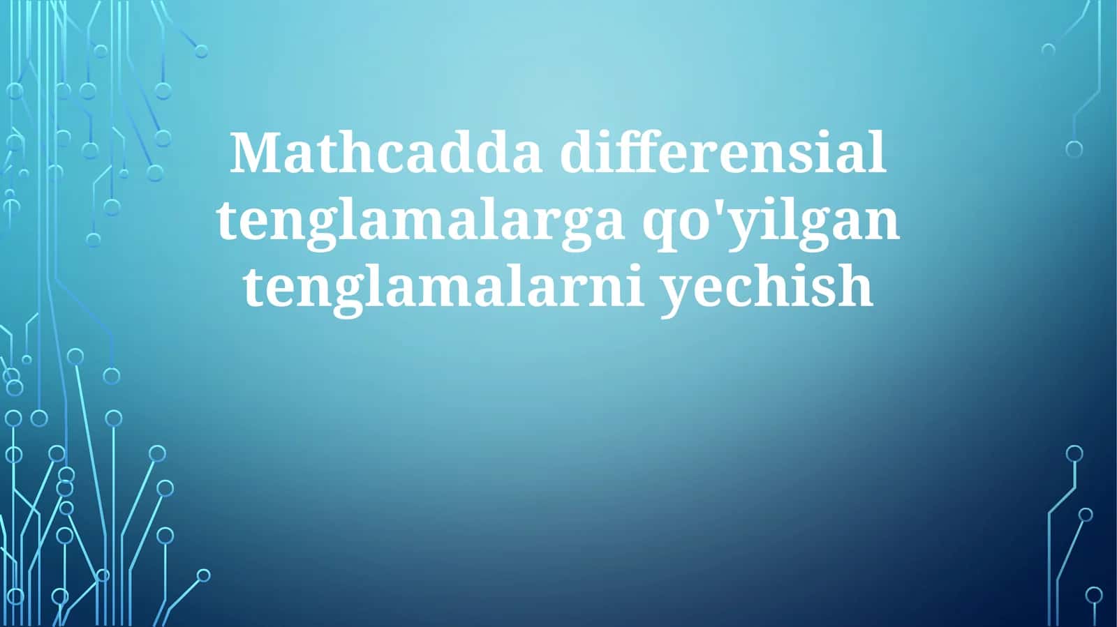 Ramziy Yechimlar