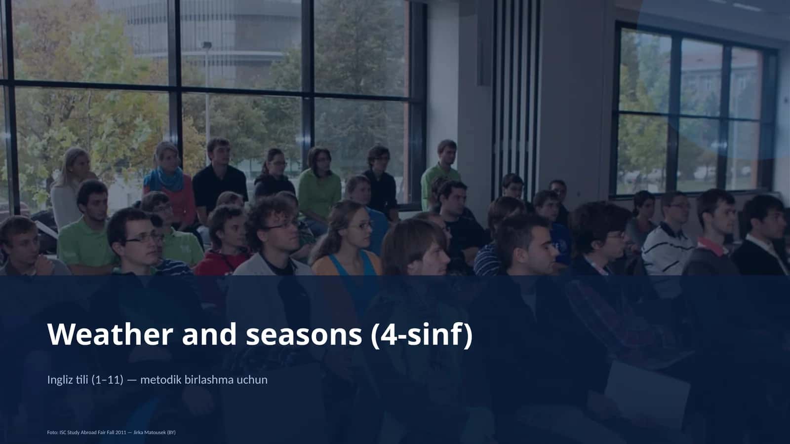 Weather and seasons (4-sinf)