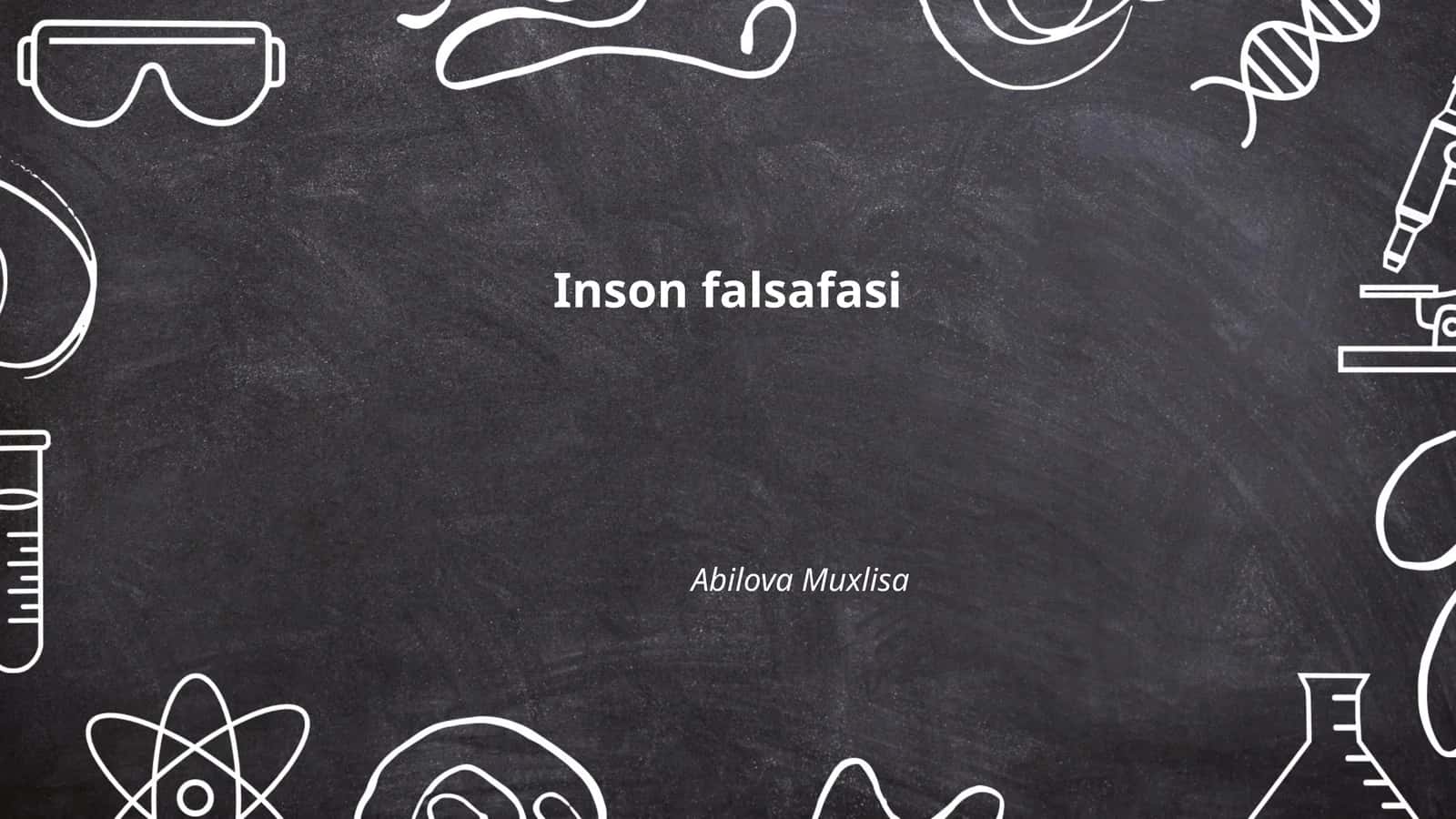 Inson falsafasi