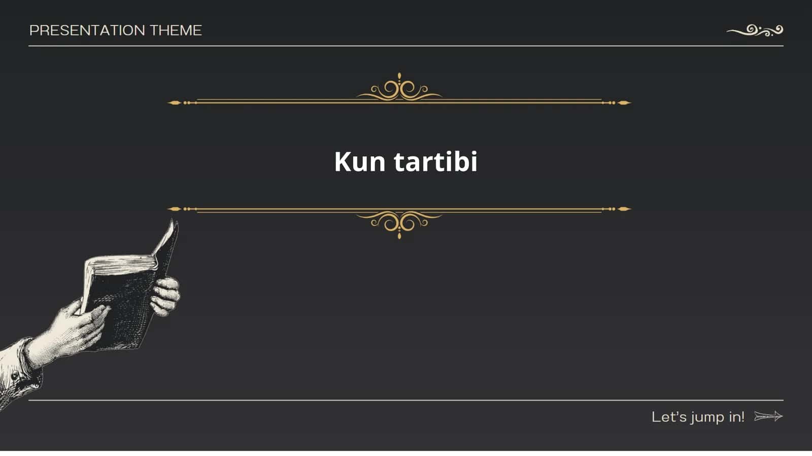 Kun tartibi Abdurahmonova Go'zal