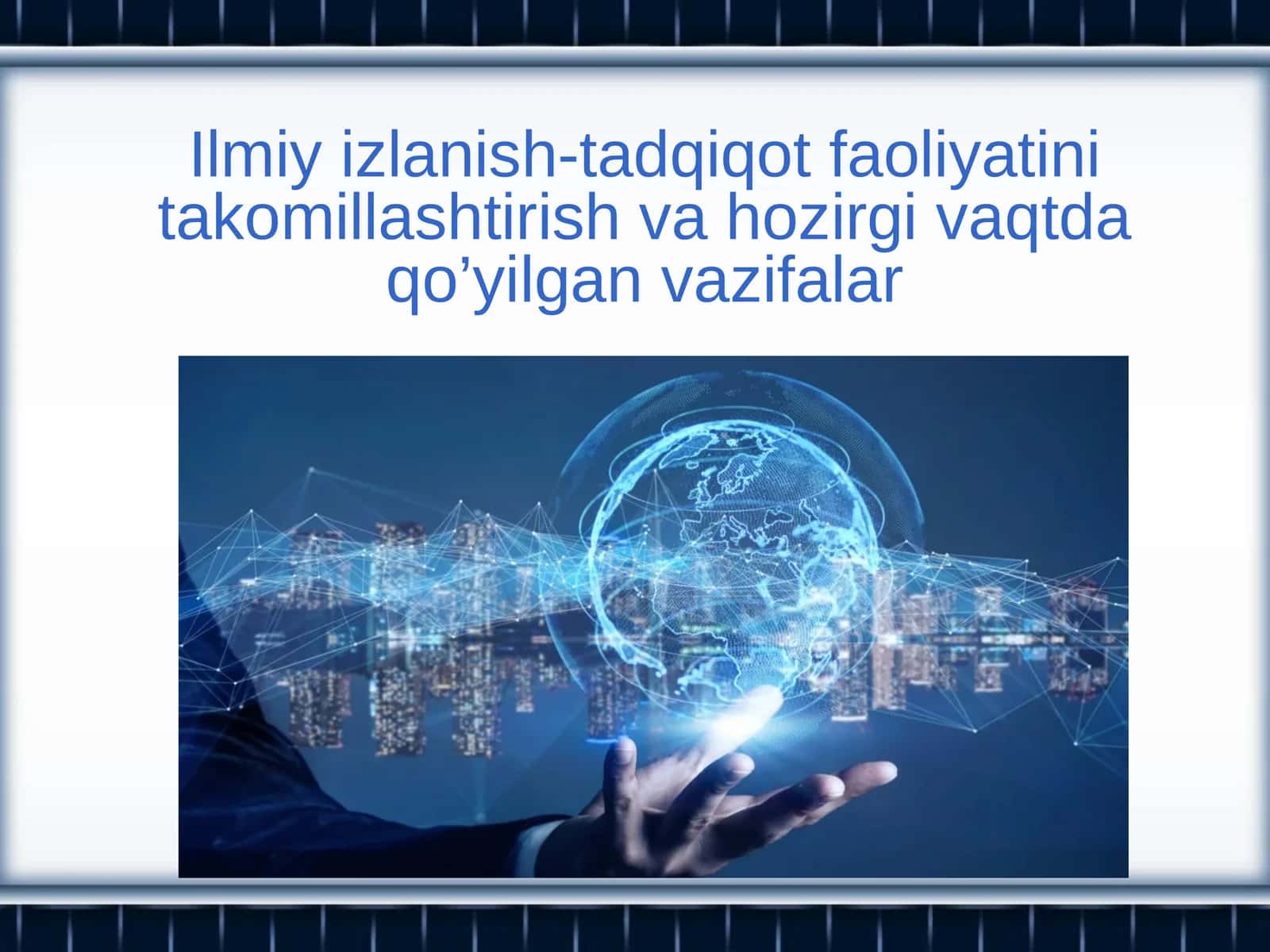 Ilmiyizlanish-tadqiqot faoliyati