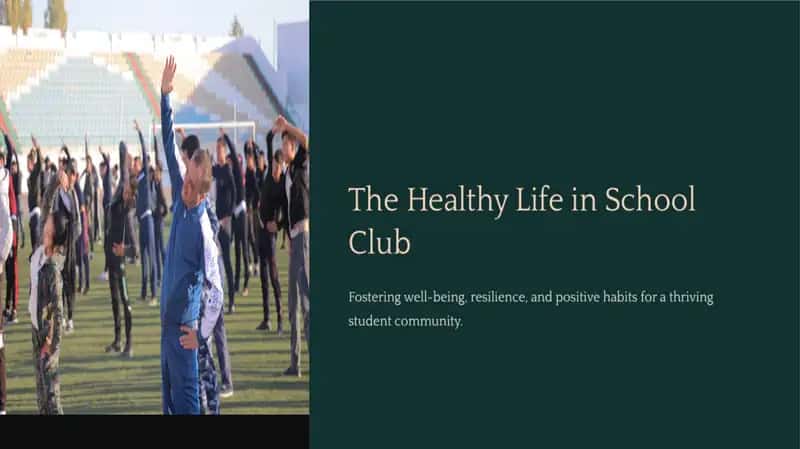 the healthy life in school