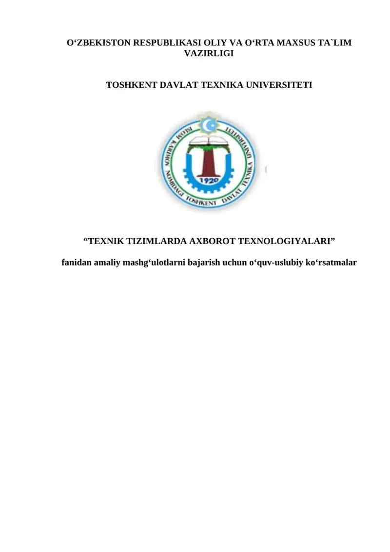 Zamonaviy kompyuter platformalari va ularning texnik xususiyatlari
