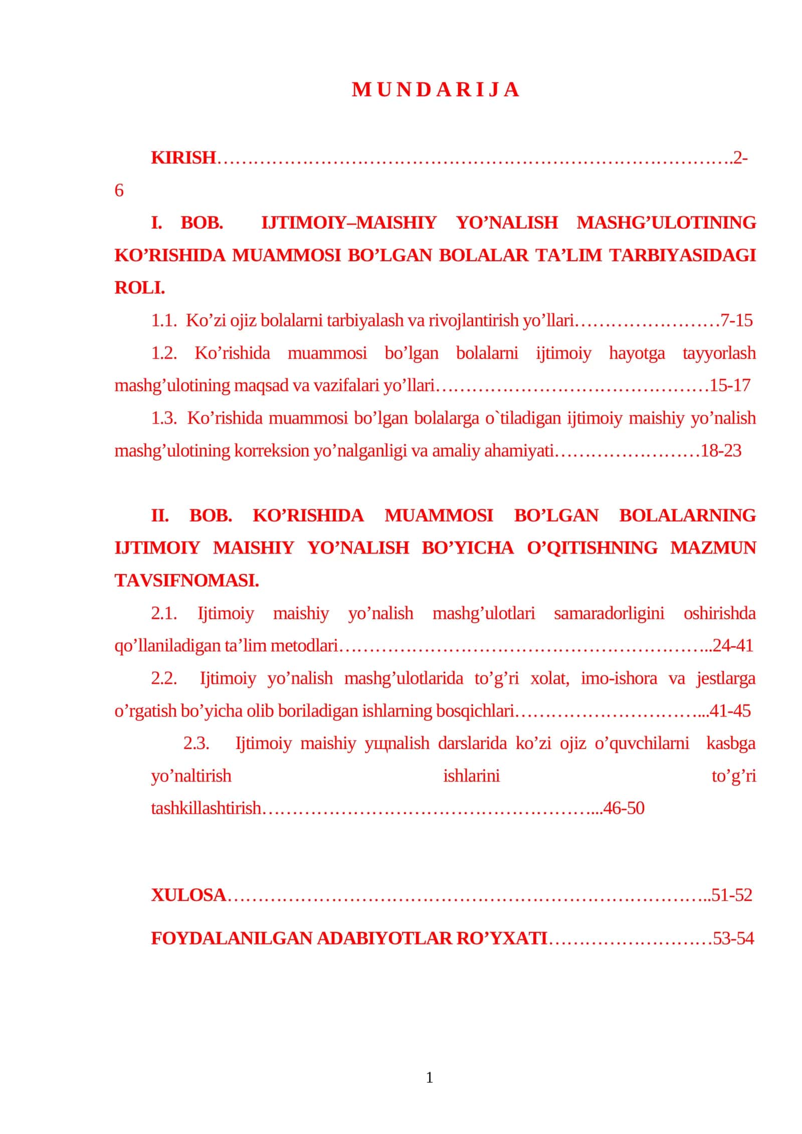 Ko'rishida Muammosi Bolgan Bolalar Ta'lim Tarbiyasi