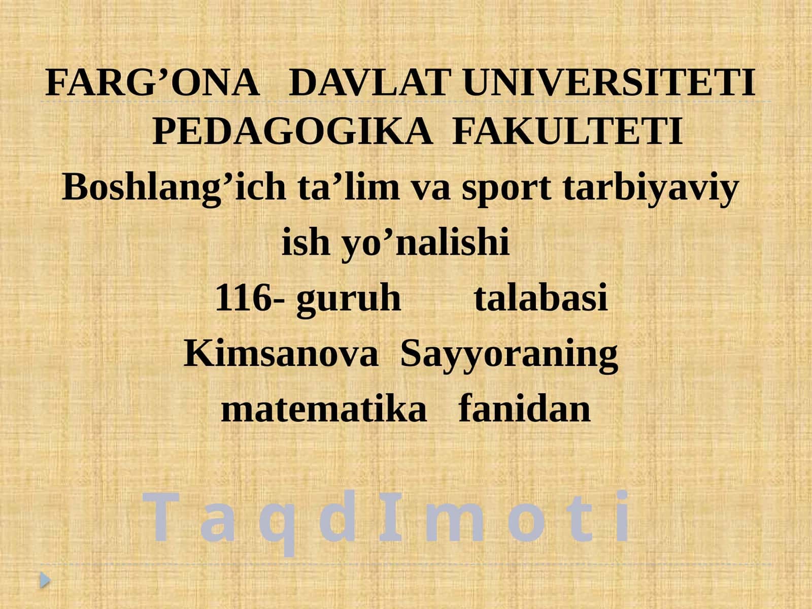 Kombinatorika masalasi