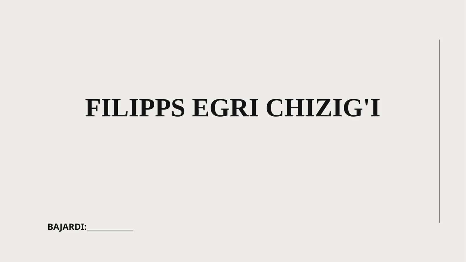 FILIPPS EGRI CHIZIG'I
